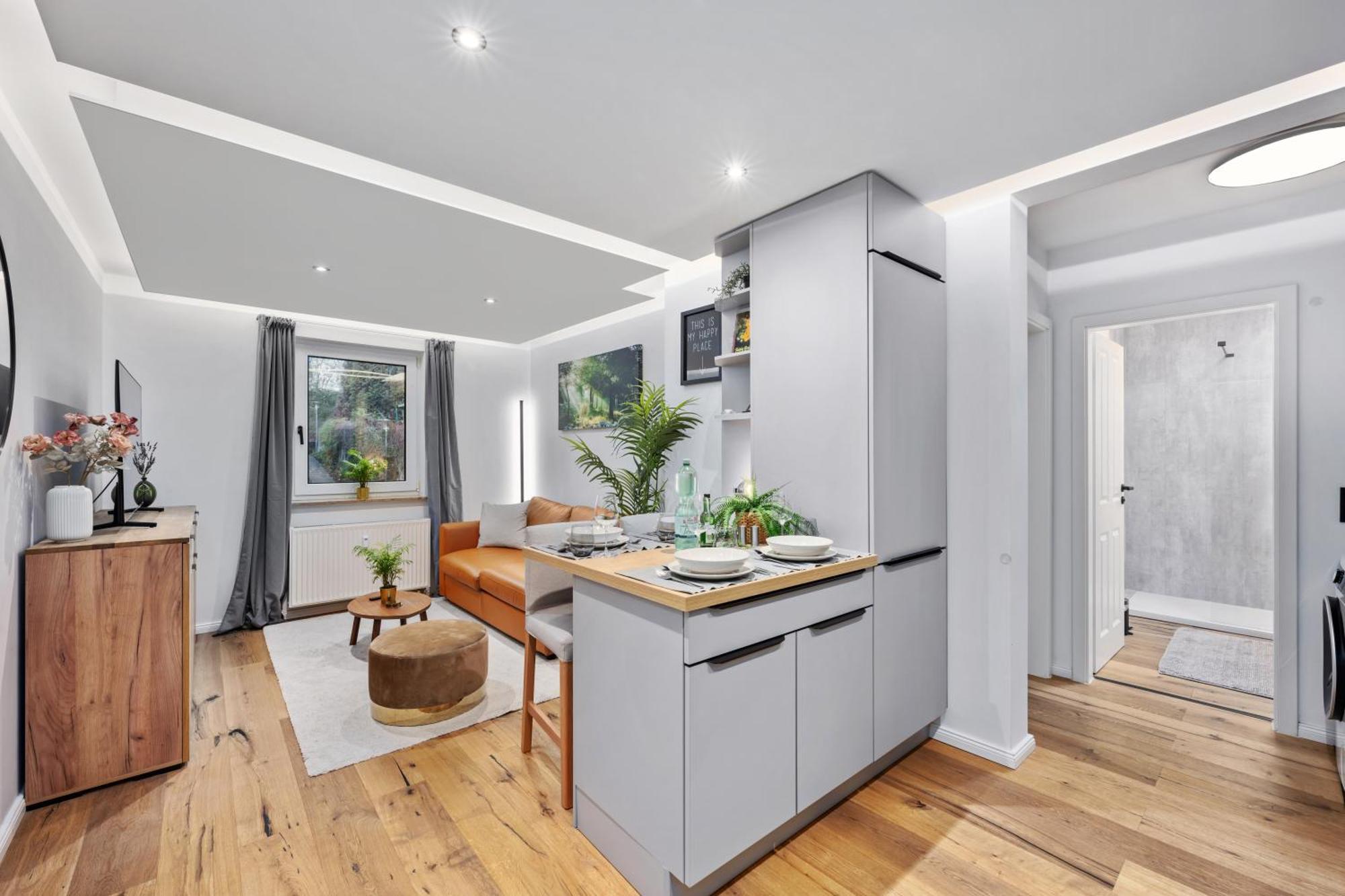 Edler Wohnraum Noble Stadtoase Mit Boxspringbett, Kaffeevollautomat, Lift & Parkplatz Chemnitz Exterior foto
